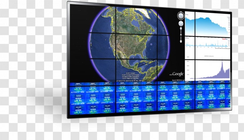 Television Set Computer Monitors Video Wall LED-backlit LCD - Media - Control Room Transparent PNG