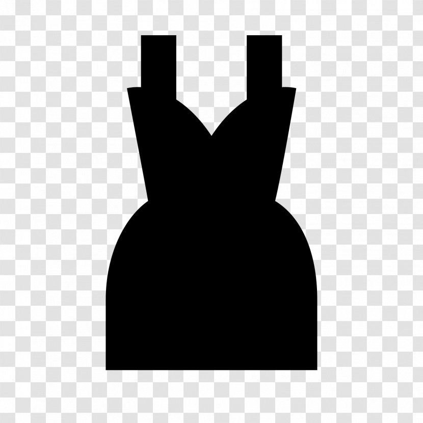 Little Black Dress Clothing Frock Slip - And White Transparent PNG