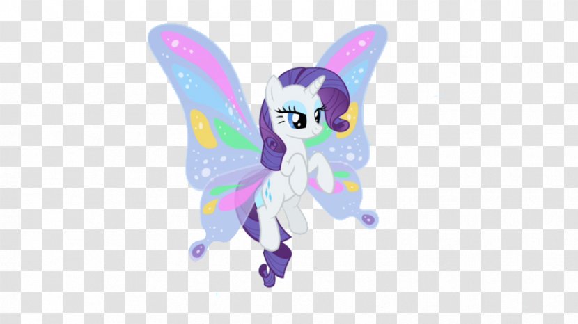 Desktop Wallpaper Giphy Rarity - My Little Pony Friendship Is Magic - Butterfly Transparent PNG