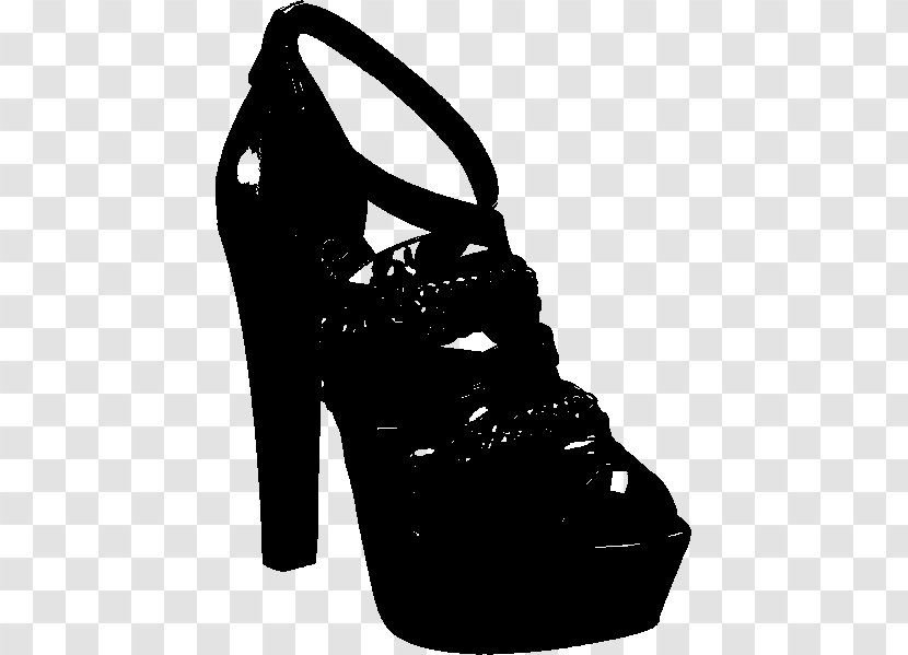 High-heeled Shoe Sandal Walking Product Design - Mary Jane - Black M Transparent PNG