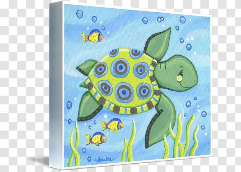 Visual Arts Gallery Wrap Sea Turtle Printmaking - Organism - Watercolor Tortoise Transparent PNG