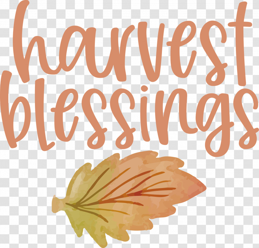 HARVEST BLESSINGS Harvest Thanksgiving Transparent PNG