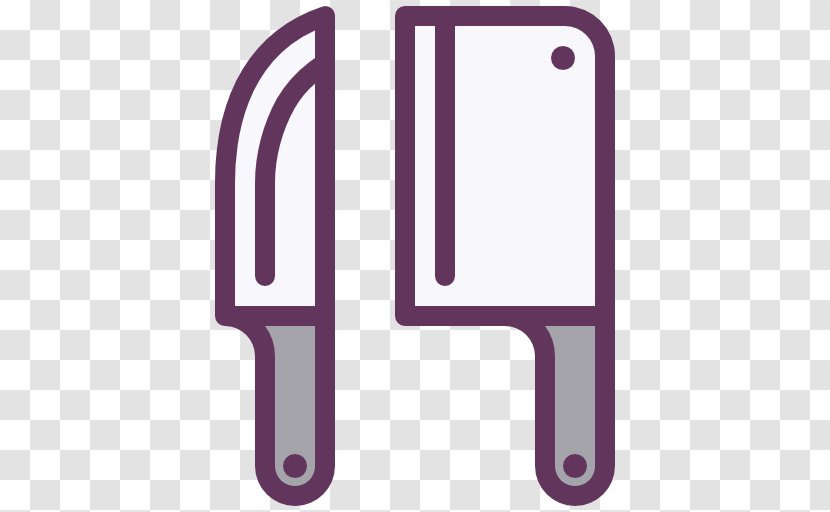 Knife Kitchen Cooking - Violet Transparent PNG