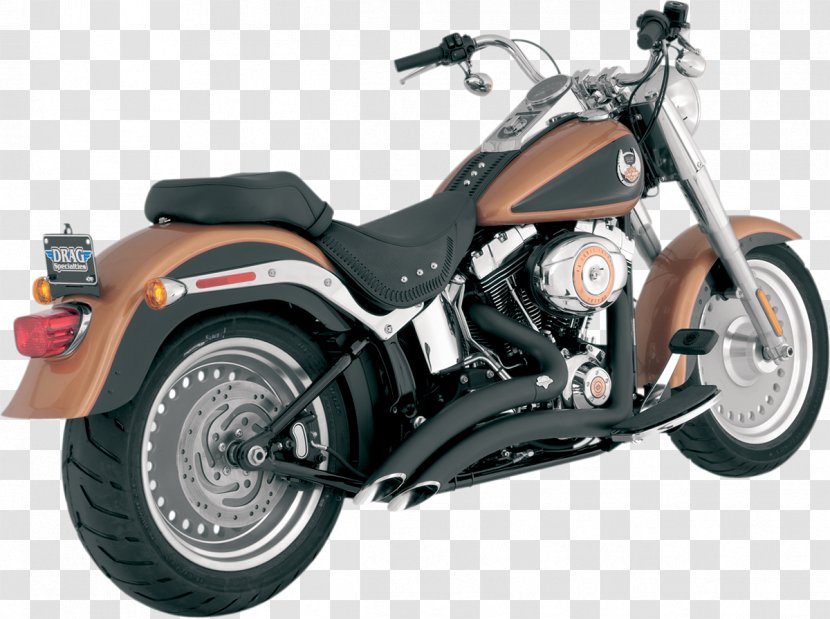 Exhaust System Softail Harley-Davidson Super Glide Vance & Hines - Heat Shield - Harley-davidson Transparent PNG