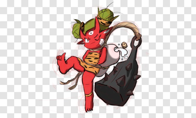 Awesomenauts Oni Fan Art - Tree - Demon Transparent PNG