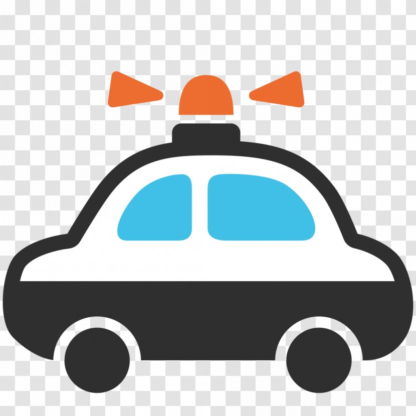 Police Car Emoji Clip Art - Vehicle - Design Transparent PNG