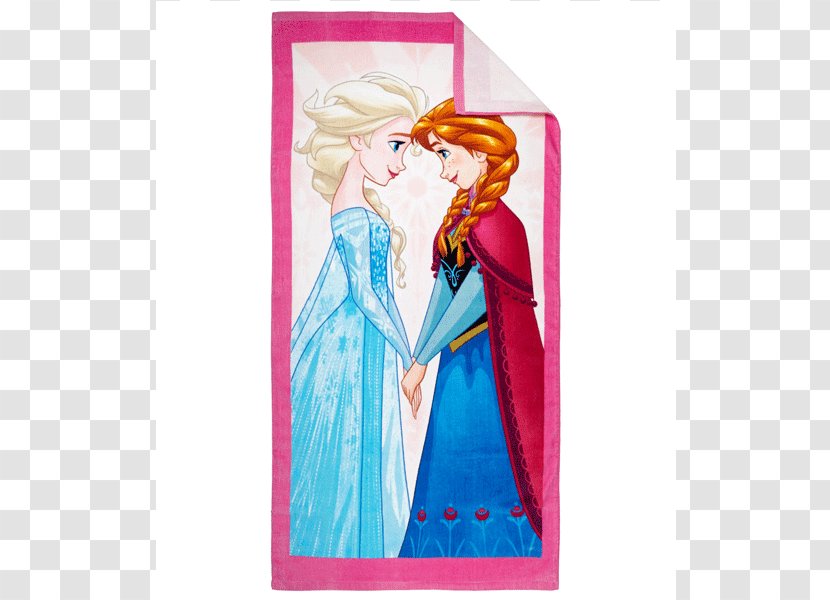 Elsa Anna Towel Disney Princess Walt Pictures - Picture Frame Transparent PNG