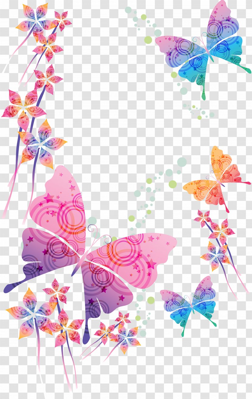Butterfly Picture Frames Clip Art - Insect Transparent PNG