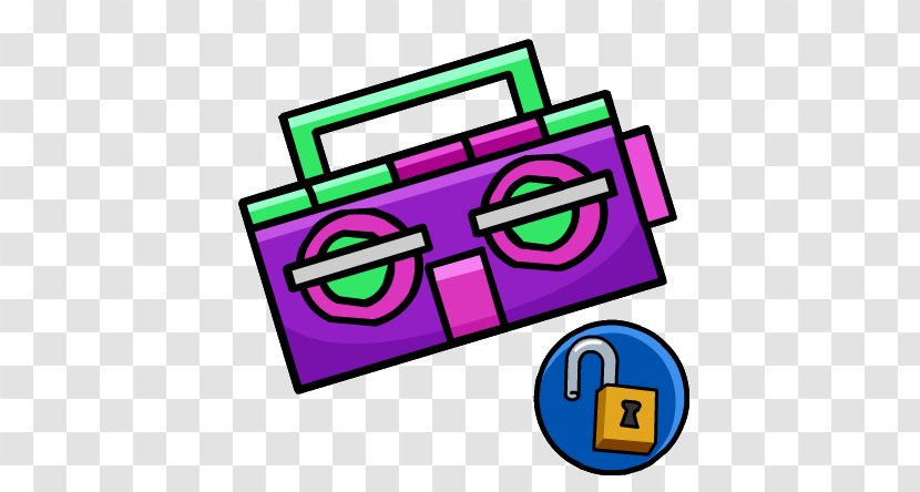 Club Penguin Boombox Clip Art - Lonely Island Transparent PNG