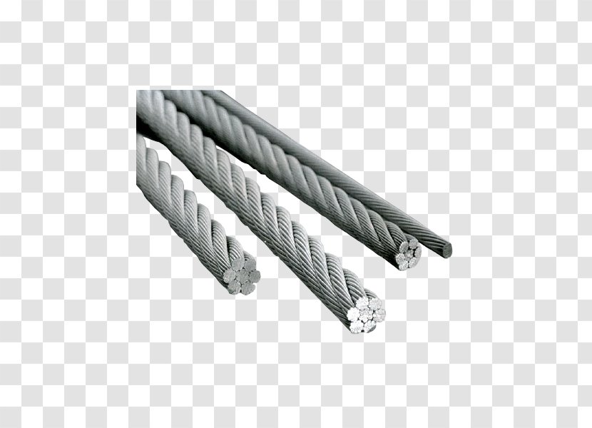 Wire Rope Stainless Steel Transparent PNG
