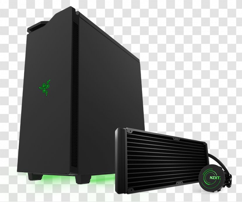 Nzxt Computer Cases & Housings Phantom 240 Tower Chassis Hardware/Electronic Output Device Personal - Logo Razer Transparent PNG