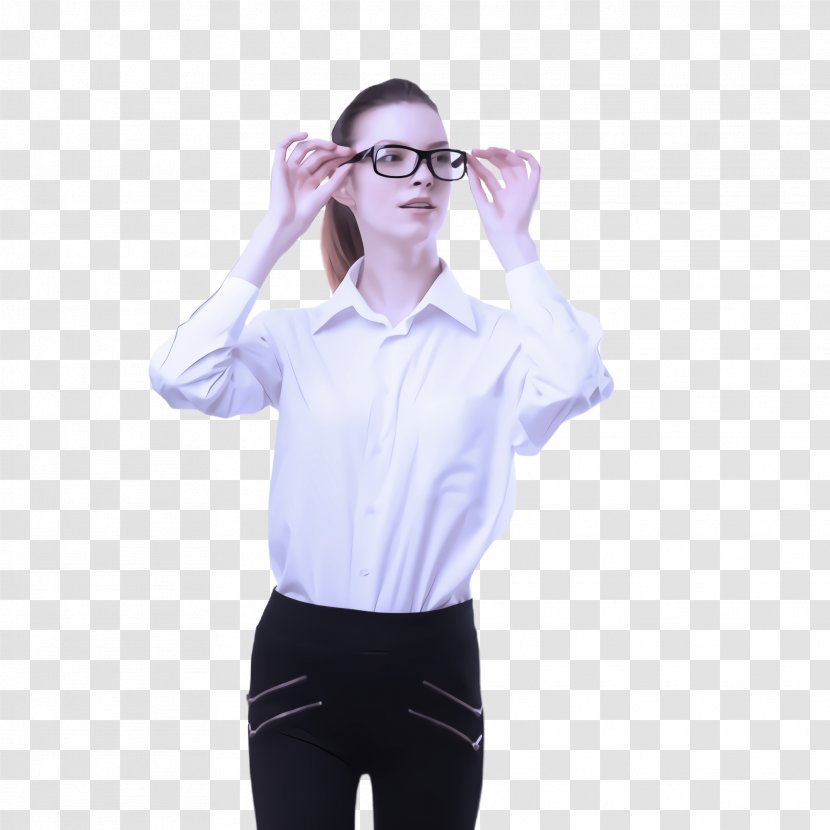 Glasses - Dress Shirt - Gesture Transparent PNG