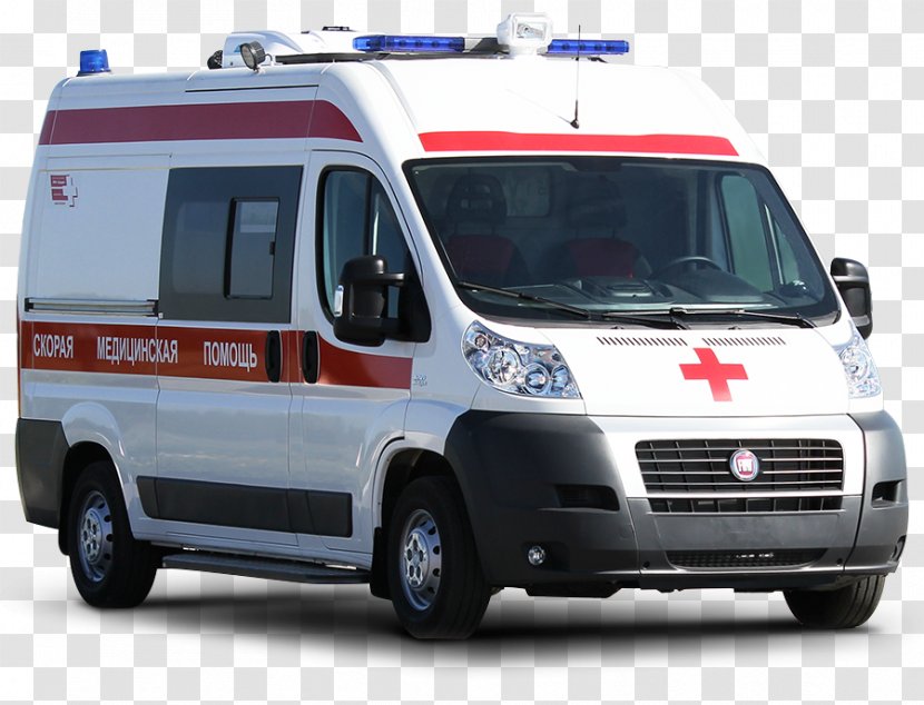 Fiat Ducato Car Emergency Medical Services Ambulance - Mode Of Transport Transparent PNG