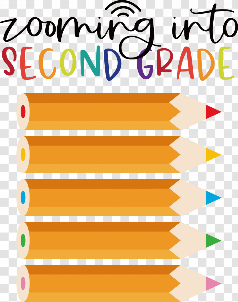 Back To School Second Grade Transparent PNG