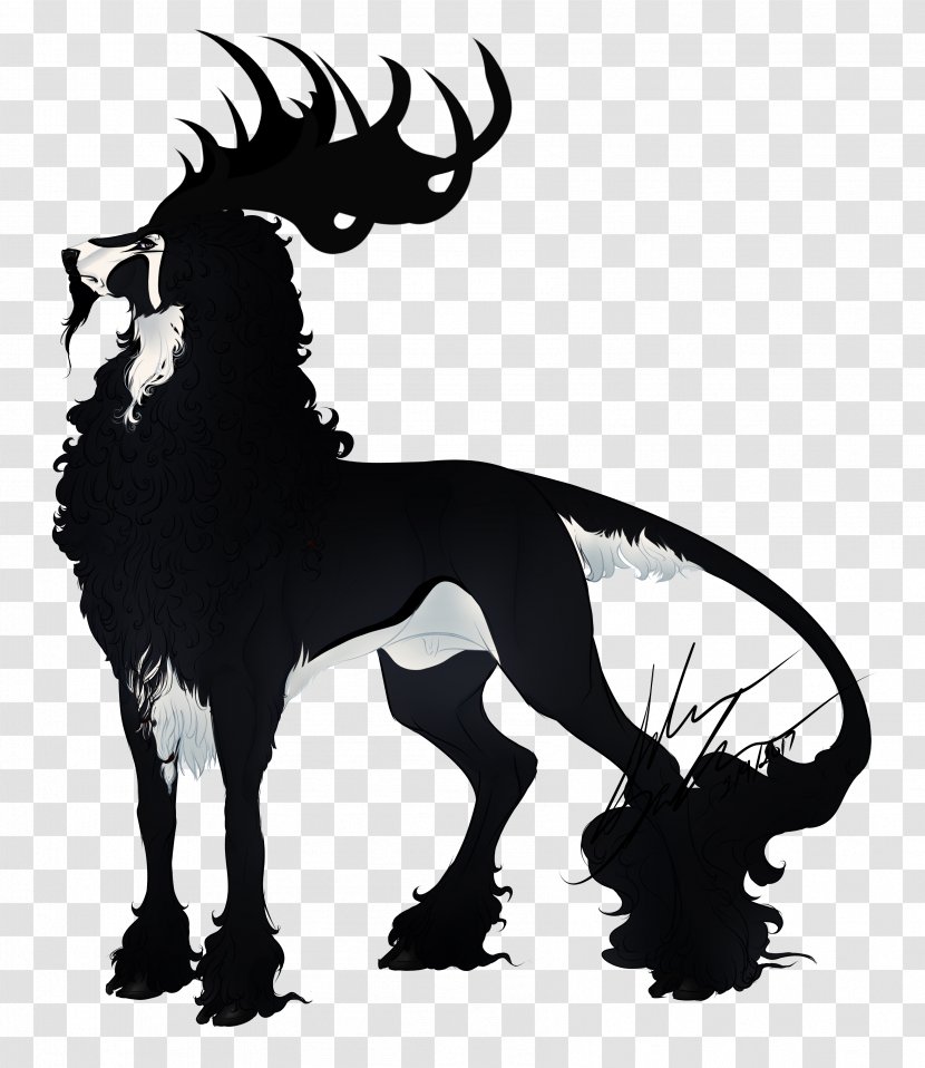 Mustang Reindeer Legendary Creature Pack Animal Black - Supernatural - Raven Chick Transparent PNG