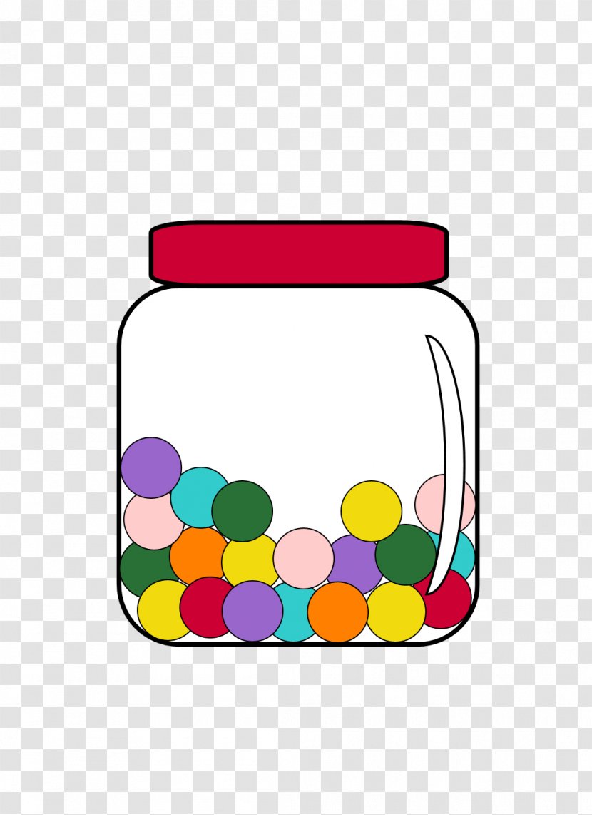 Chewing Gum Candy Jar Clip Art - Mason - Capacity Cliparts Transparent PNG