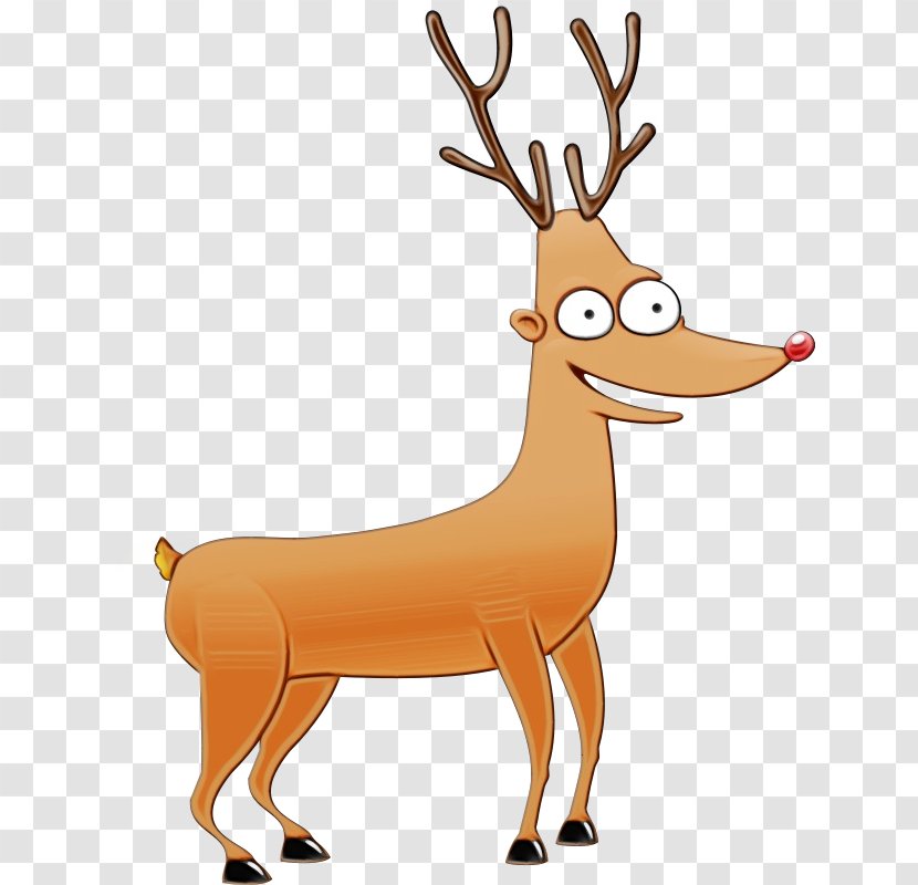 Reindeer - Animal Figure - Roe Deer Elk Transparent PNG