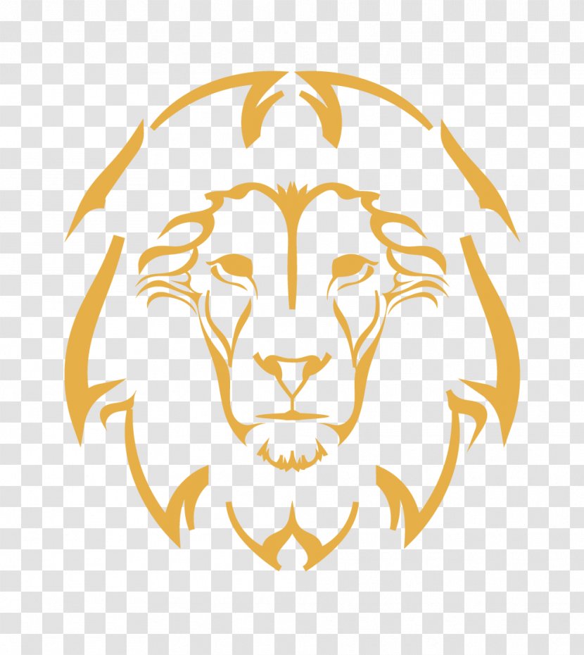 Lion Venture Partners Armadeks Business Logo - Big Cats - Head Transparent PNG