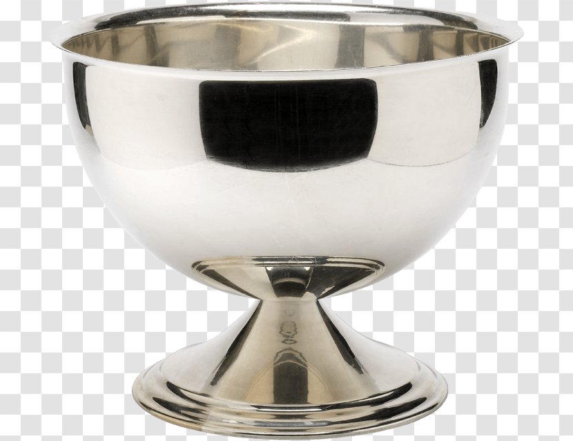 Silver Champagne Glass Cup Bowl Transparent PNG