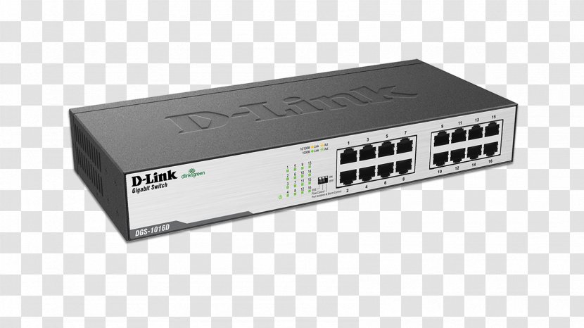 Gigabit Ethernet Network Switch Energy-Efficient D-Link - Computer Transparent PNG