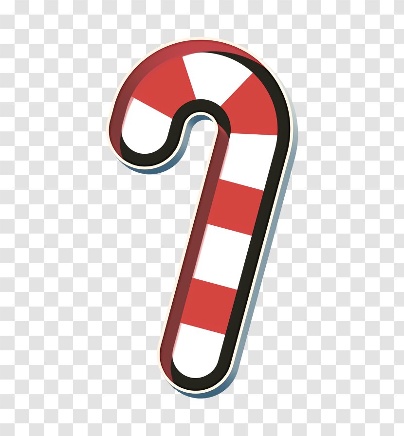 Candy Icon Cane - Christmas Transparent PNG
