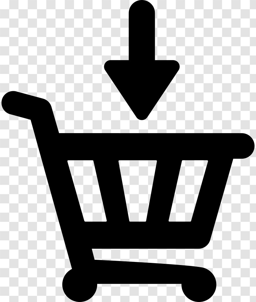 Shopping Cart Software - Bag - Down Arrow Font Transparent PNG