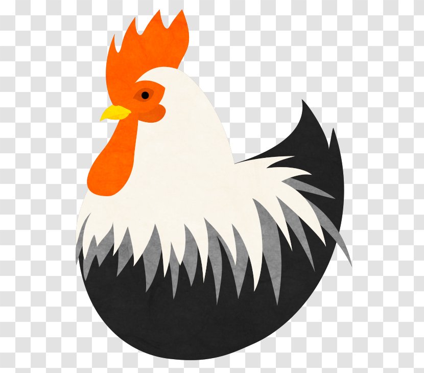 Rooster Chicken Drawing Clip Art - Water Bird Transparent PNG