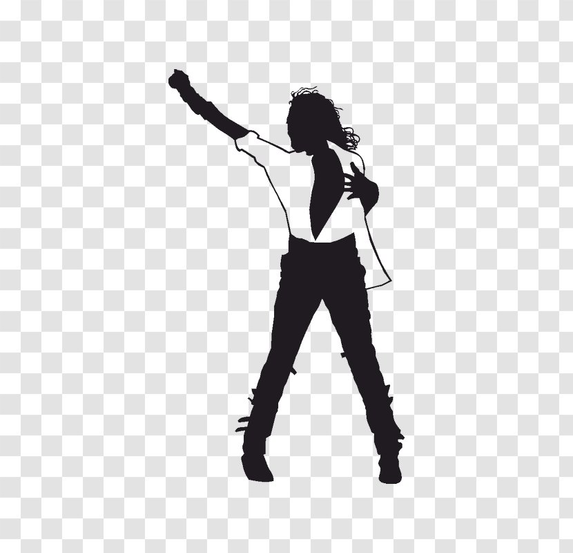Michael Jackson's Moonwalker Bad Silhouette Art Wall Decal - Flower Transparent PNG