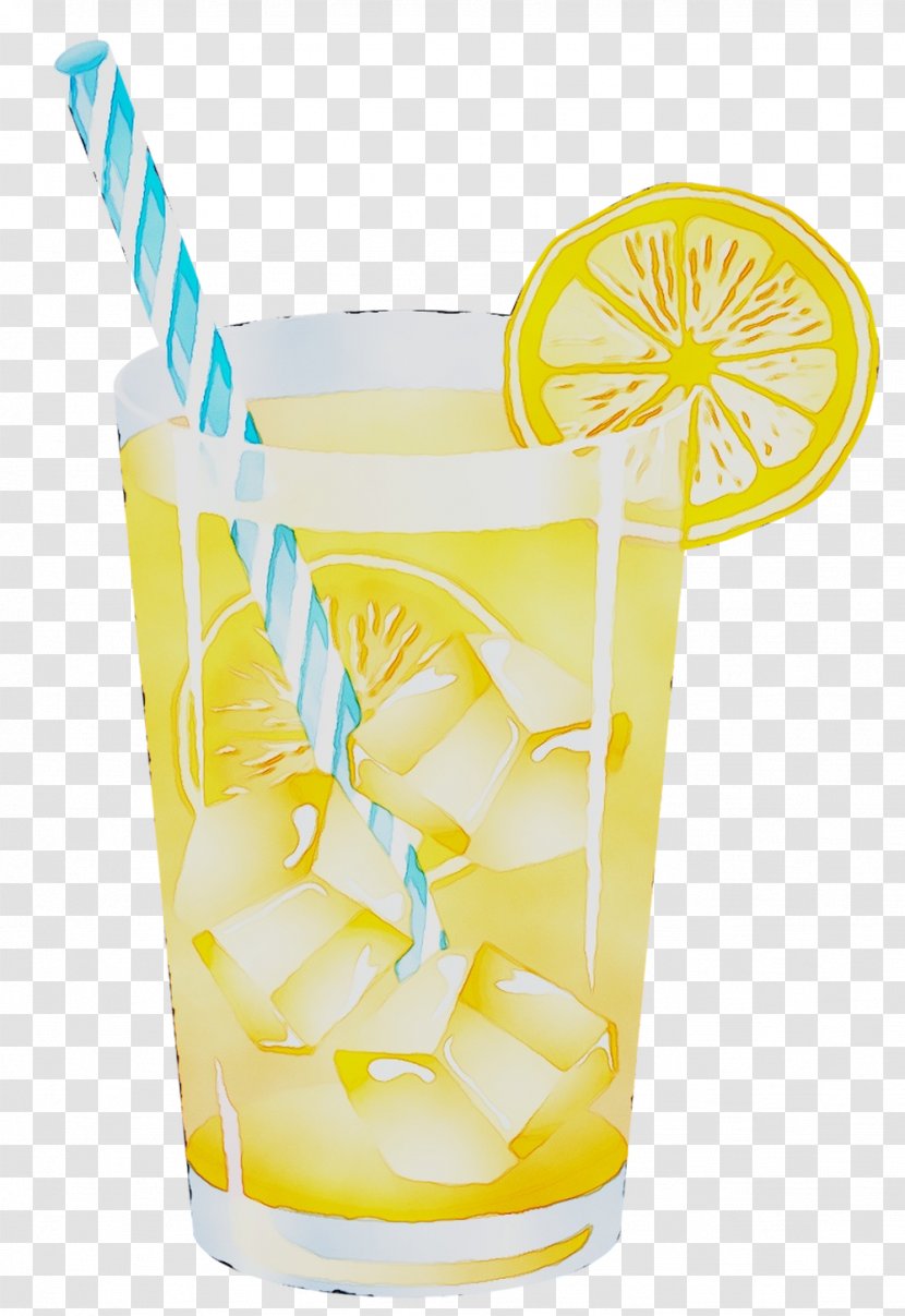 Orange Drink Cocktail Garnish Harvey Wallbanger Lime Lemon - Drinkware Transparent PNG