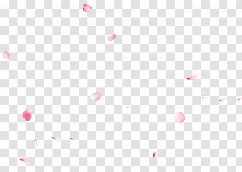 Light Red Sky Desktop Wallpaper Valentine's Day - Magenta - Pink Dream Petals Floating Material Transparent PNG