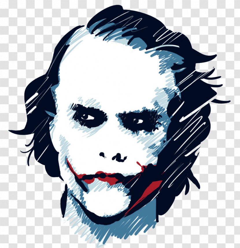 The Dark Knight Joker Heath Ledger YouTube T-shirt Transparent PNG