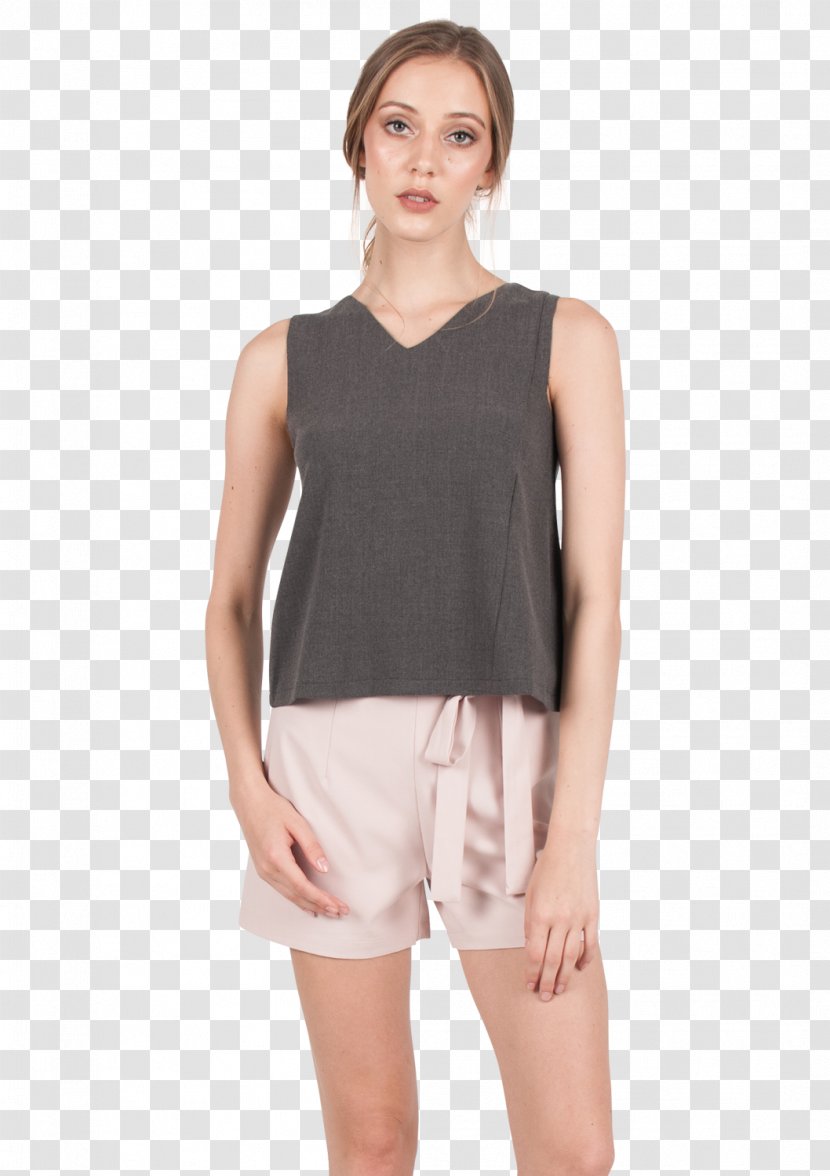 Sleeve T-shirt Shoulder Blouse One-piece Swimsuit Transparent PNG