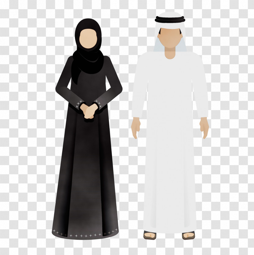 Clothing Dress Outerwear Abaya Costume Transparent PNG