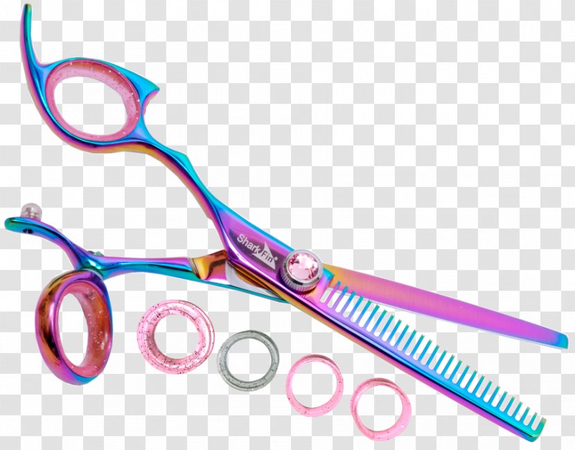 Scissors Hair-cutting Shears Hairdresser Blade Hairstyle - Cabelo Transparent PNG