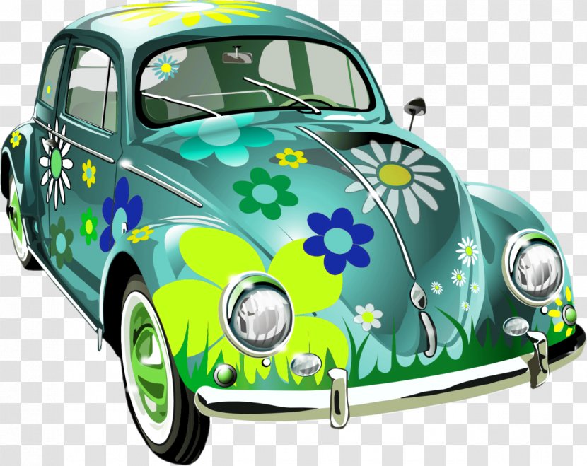 Volkswagen Beetle Car Group Type 2 Transparent PNG