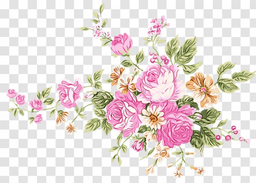 Flower Art Watercolor - Pink Family Visual Arts Transparent PNG