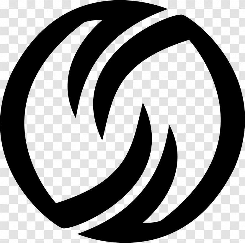 Logo Circle Brand White Clip Art - Crescent Transparent PNG