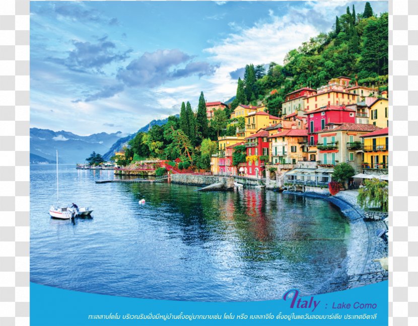 Lake Como Villa Carlotta Bellagio Milan - Coast Transparent PNG