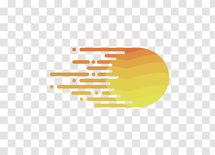 Icon - Text - Yellow Fresh Fireball Decorative Pattern Transparent PNG
