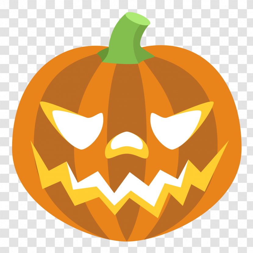 Emoji Pumpkin Jack-o'-lantern Sticker Halloween - Snapchat Transparent PNG