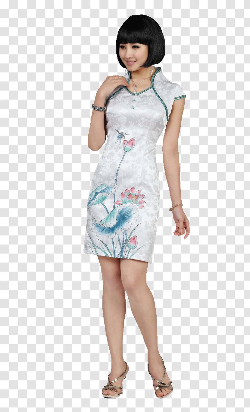 Cheongsam Dress Internet Blog - Fashion Model - Mei Qi Transparent PNG