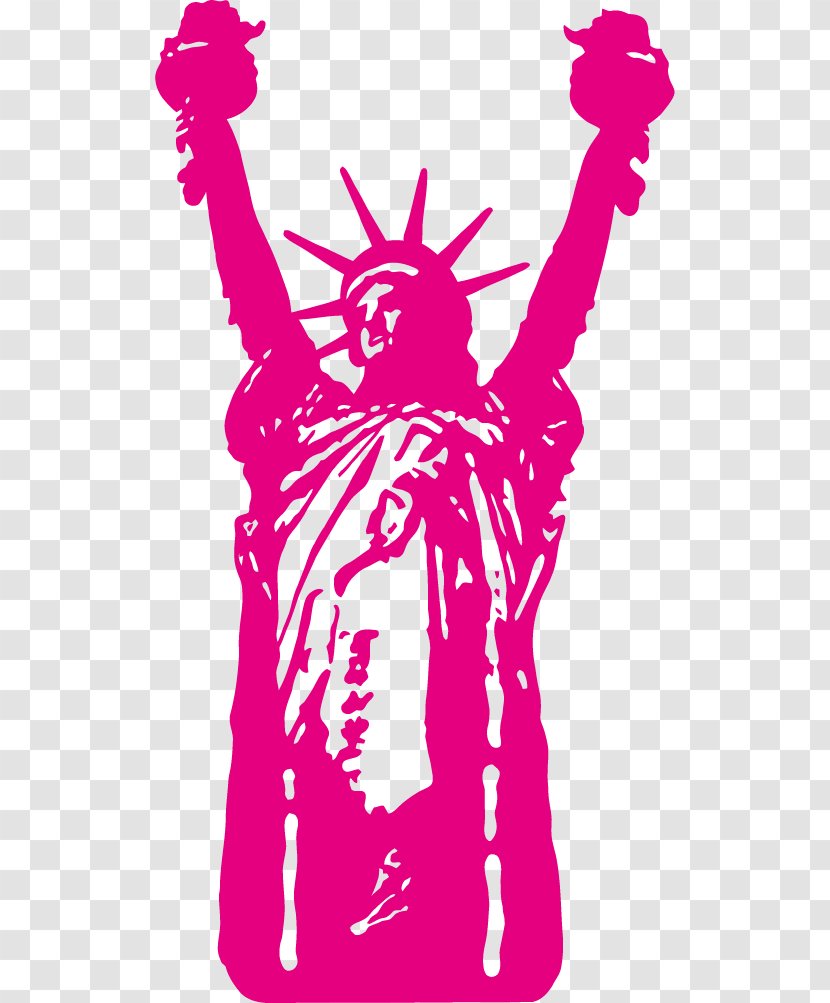 Statue Of Liberty Download - Watercolor Transparent PNG