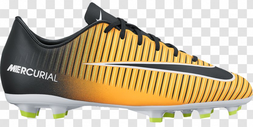 Football Boot Nike Mercurial Vapor Cleat Shoe - Orange Transparent PNG