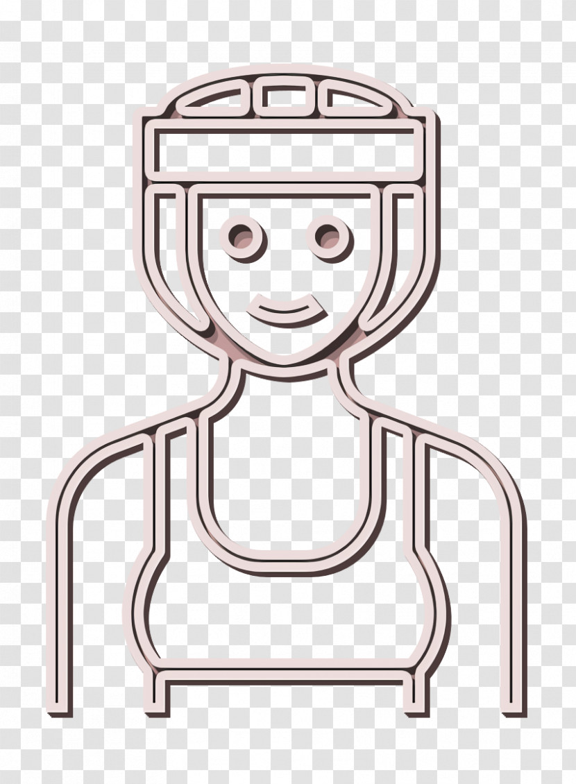 Boxer Icon Occupation Woman Icon Professions And Jobs Icon Transparent PNG