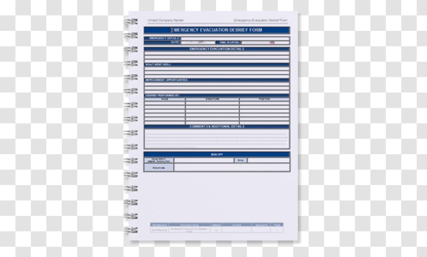 Emergency Evacuation Fire Drill Escape Paper - Management Transparent PNG