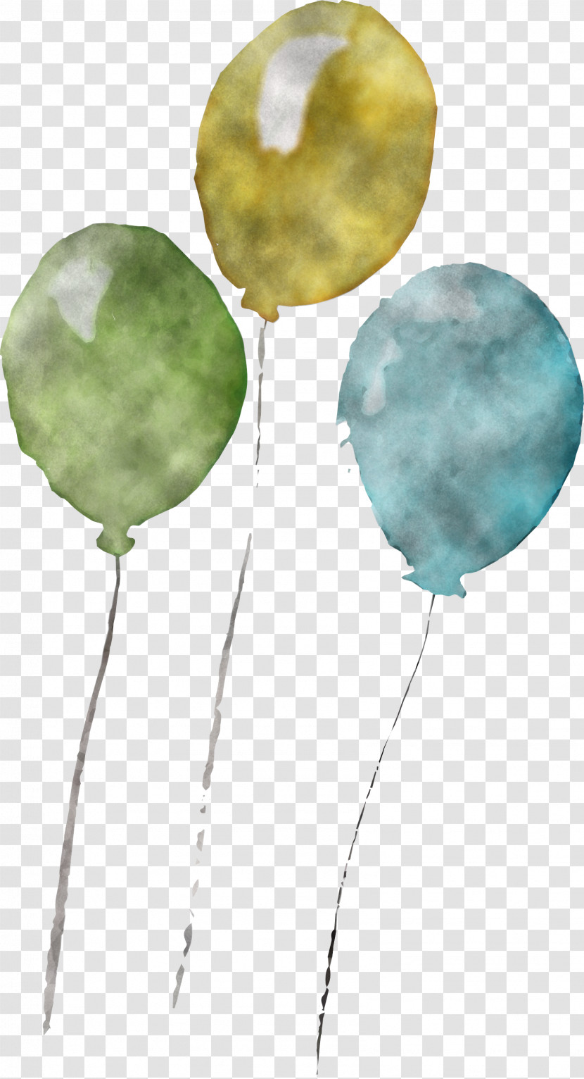 Green Leaf Turquoise Balloon Plant Transparent PNG