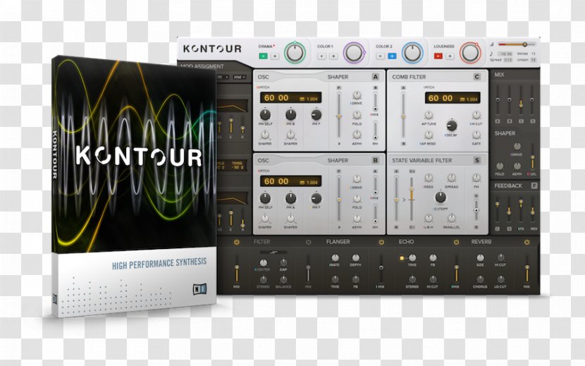 Native Instruments Sound Synthesizers Virtual Studio Technology Reaktor Electronic Musical - Silhouette Transparent PNG