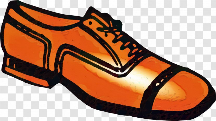 Orange Background - Walking Shoe - Athletic Transparent PNG