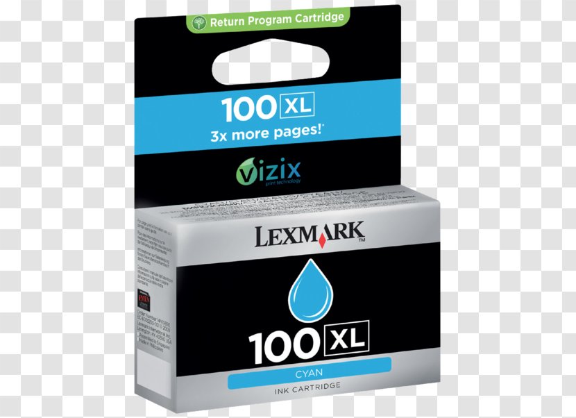 Paper Lexmark Cartridge No. 100XL Ink - 1-pack Yellow600 Pg Cartridge1-pack PgPrinter Transparent PNG