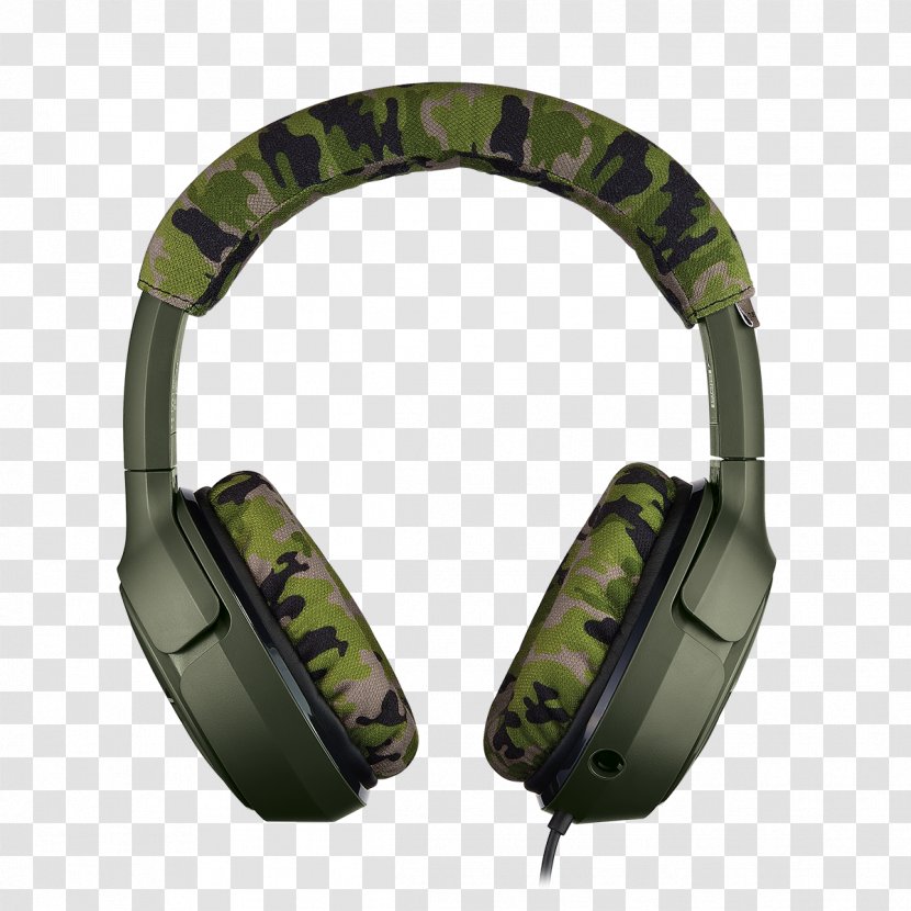 Turtle Beach Ear Force Recon Camo Microphone Xbox 360 Wireless Headset Corporation - Audio Equipment - Ps4 Transparent PNG